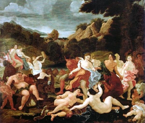 Giovanni Battista Gaulli Called Baccicio Triumph of Bacchus and Ariadne china oil painting image